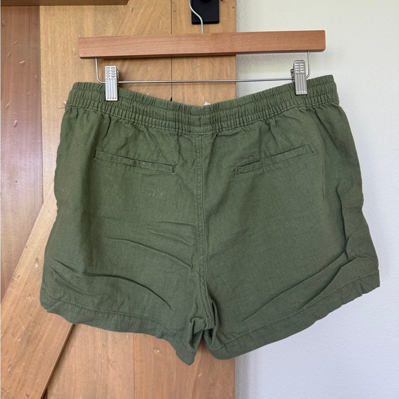 Draw String Linen Shorts - Picture 2 of 3